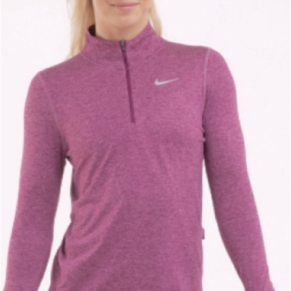 Nike Dry Fir Running Shirt/Jacket with  3/4 zip Size XS